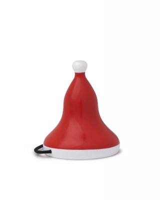 Weihnachtsmütze für Kay Bojesen Affe klein, rote Nikolausmütze mit weißem Rand und Bommel.